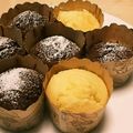 ママとあかり's cooksnap of when they made HMで作るチョコカップケーキ.