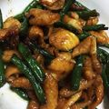 クックT04YQ8☆'s cooksnap of when they made パリパリ鶏皮とインゲンの甘辛炒め.