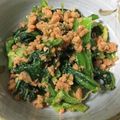 ｼｮｺﾗmode's cooksnap of when they made 小松菜と鮭フレークの胡麻和え.