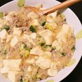 tae★man's cooksnap of when they made ■マイルドな♪ホットミルク麻婆豆腐■.