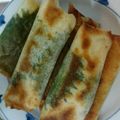 やまたんこまたん's cooksnap of when they made 揚げない♪ツナと大葉のチーズ春巻き☆.