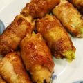 ぷ～よねこ's cooksnap of when they made 春キャベツの豚肉巻き焼き.