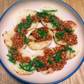 プリヲ's cooksnap of when they made 長芋ステーキ…納豆と大葉をのせて♪.