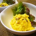 runa10's cooksnap of when they made レンジでかぼちゃサラダ☆.