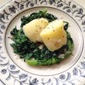 みそゆうき's cooksnap of when they made ☆春菊とじゃがの温サラダ☆.