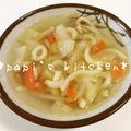 papikun's cooksnap of when they made *具だくさん！けんちんうどん*.