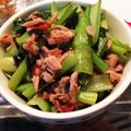 さらんだー's cooksnap of when they made 小松菜のピリ辛ツナ炒め.