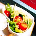 おいちゃんみん's cooksnap of when they made わさび菜のピリ辛さっぱりサラダ.