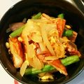 yurin916's cooksnap of when they made いんげんと竹輪の卵炒め♪.