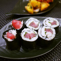 putimiko's cooksnap of when they made うちの巻き寿司.
