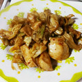 まおなや's cooksnap of when they made コク旨っ！！鶏のガーリックバター炒め.