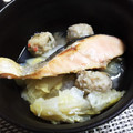 カナポロン's cooksnap of when they made 鮭と白菜のみぞれ鍋.
