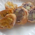 くずぴー's cooksnap of when they made 薩摩芋(南瓜）餡入り♡スタッフドバゲット.