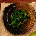 Noel1003's cooksnap of when they made スティックセニョールの辛子しょうゆ和え.