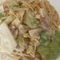 hamanny's cooksnap of when they made クリームスパゲッティ☆ベーコン&白菜.