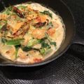 すもーん's cooksnap of when they made 小麦粉なし☆ポテト小松菜エビのグラタン.