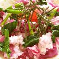 由芽15's cooksnap of when they made 紫キャベツで★美味しいピンクのちらし寿司.