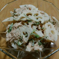 ナーちゃん's cooksnap of when they made れん根と大葉のツナマヨ和え.