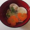 ひろピーの娘なつき's cooksnap of when they made あんにゃのお雛様お吸物♡.