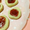 くまぼや's cooksnap of when they made ジャムでキラキラ簡単クッキー❤︎.