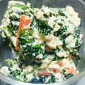 Pin☆'s cooksnap of when they made 豆腐の水切り簡単♪わかめの白和え☆.