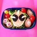 まやｍaｍa's cooksnap of when they made 幼稚園キャラ弁☆仮面ライダーゴースト.