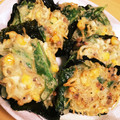 foglia5655's cooksnap of when they made 焼き海苔にのせて揚げる！春菊のかき揚げ.