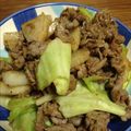 めー太郎's cooksnap of when they made 牛肉と長芋のオイバター炒め.