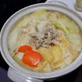 まぁじ's cooksnap of when they made ラーメン、鍋に★簡単★本格とんこつスープ.
