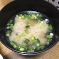 ゆいランラン's cooksnap of when they made れんこんのお味噌汁.
