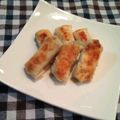 ☆Loved☆'s cooksnap of when they made 簡単！餃子の皮で大葉チーズ巻き.