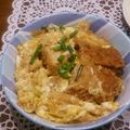 ♪もんちゃん♪'s cooksnap of when they made 簡単！市販のとんかつでかつ丼！.