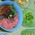 狐たん's cooksnap of when they made 超簡単☆最後まで飽きないマグロの漬け丼♡.