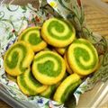 lilijang's cooksnap of when they made しっとり抹茶のうずまきクッキー.