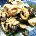 らりるれろろんぱ's cooksnap of when they made ほうれん草としめじの中華炒め.