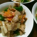 ふっち's cooksnap of when they made 長芋くるみ豚肉炒め（山药胡桃炒猪肉）.