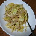 ひーしゃん♡'s cooksnap of when they made もやしとキャベツのマヨ炒め.