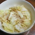 yuki−mam's cooksnap of when they made キャベツのおひたし.