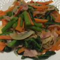 tantan1216's cooksnap of when they made 菜の花と卵の炒め物.
