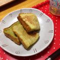 ゆきまるぞう's cooksnap of when they made 自慢の和風抹茶フレンチトースト♡.