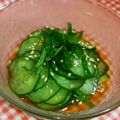 ❀みぃ❀'s cooksnap of when they made きゅうりと大葉の酢の物.