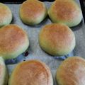 よしのぶmama's cooksnap of when they made 抹茶平あんぱん.