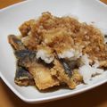 chiyotake's cooksnap of when they made ✽さばの竜田揚げナイ♪にんにくポン酢✽.