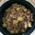 sumire's cooksnap of when they made じゃがいもと塩昆布のバター醤油ごはん☆.