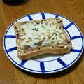 msft5632's cooksnap of when they made あんこチーズトースト.