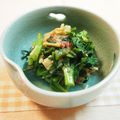 バカリャウ's cooksnap of when they made 《簡単♪小鉢》春菊の梅なめたけ和え.