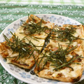 赤い電話's cooksnap of when they made 油揚げで簡単和風ピザ♪.