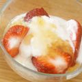 反省堂書店（のぐち）'s cooksnap of when they made 混ぜるだけ！簡単✿いちごヨーグルト.