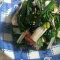 ☆★☆紫☆★☆'s cooksnap of when they made めんつゆで♪かにカマほうれん草ナムル♪.