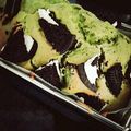 ばりぼりすぱいしー's cooksnap of when they made 抹茶オレオパウンドケーキ.